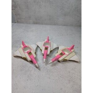 1995 Bandai Mighty Morphin Power Rangers Pink Crane Ninjazord – Lot of 3 – Parts